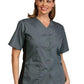 Women's Side Flex Tunic Shirt - 6003 - Pewter/Black