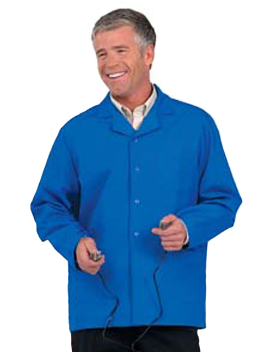 Unisex 3-Pocket 30" Microstat System Short Coat - 6101 - Royal Blue