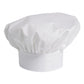 Unisex Ajustable Poplin Chef Hat - 0100 - White
