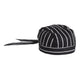 Unisex Chef Cap - 0155C - Chalk Stripe