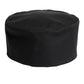 Unisex Hook and Loop Poplin Chef Hat - 0159 - Black