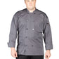 Unisex Reinforced Bar Tacking Chef Coat - 0422 - Slate