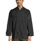 Unisex Reinforced Bar Tacking Chef Coat - 0426 - Black