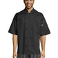 Unisex Reversible Closure Chef Coat - 0429 - Black