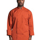 Unisex Mandarin Collar Chef Coat - 0706 - Orange