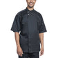 Unisex 2-Pocket Brac Chef Coat - 0718HC - Black