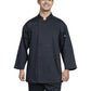 Unisex Two-Pocket Split Chef Coat - 0719HC - Black