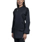 Unisex 2-Pocket Bologna Chef Coat - 0721 - Black