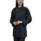 Unisex 2-Pocket Solta Chef Coat - 0721HC - Black