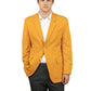 Men's 6-Pocket Single-Breasted Blazer - 1000 - Gold