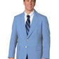 Men's 6-Pocket Single-Breasted Blazer - 1000 - Light Blue