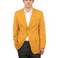 Men's 6-Pocket Single-Breasted Blazer - 1000C - Gold