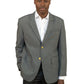 Men's 6-Pocket Single-Breasted Heather Blazer - 1000HEA - Grey Heather