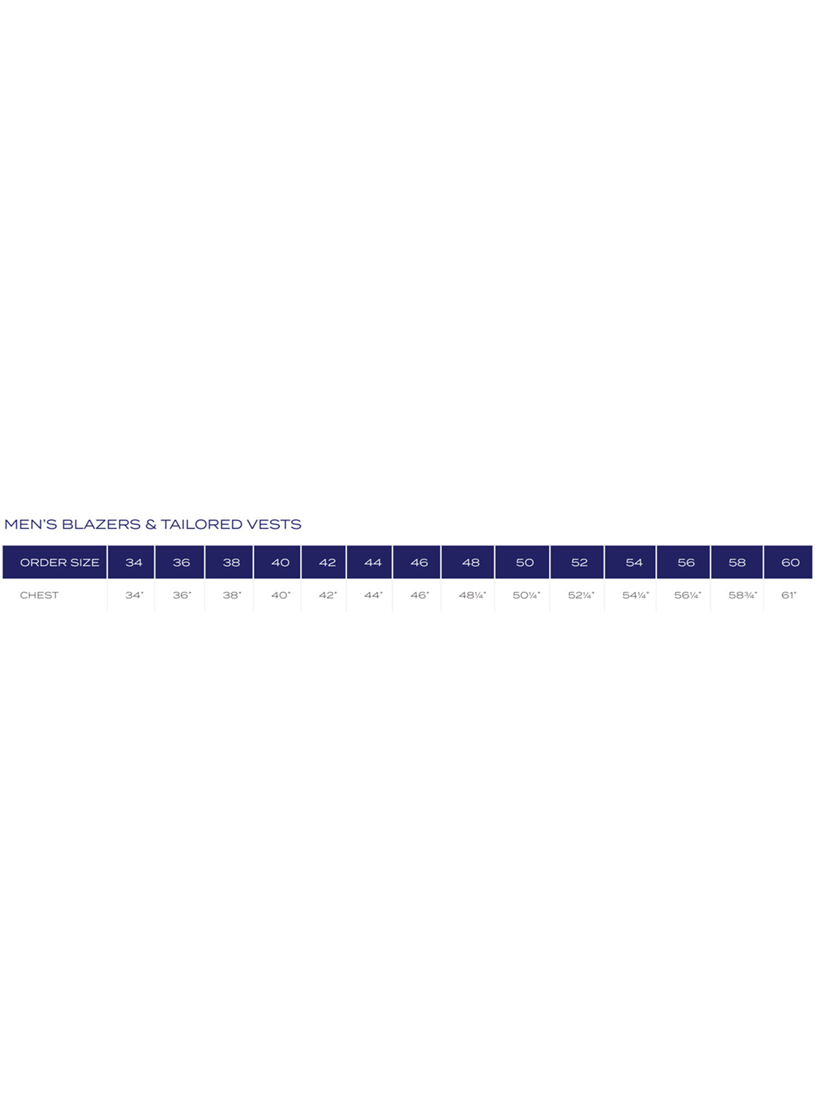 SIZECHART