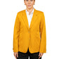 Women's 6-Pocket Single-Breasted Blazer - 2000C - Gold