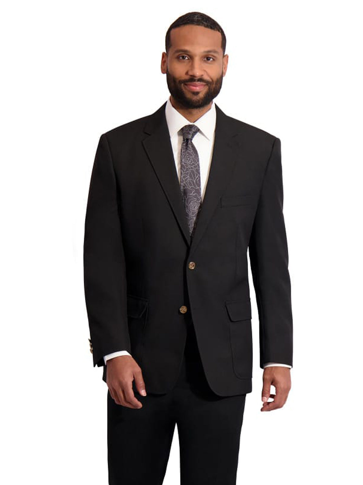 Men's Classic Corporate Blazer - 2011C - Black