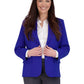 Women's Single Breasted Blazer - 2050 - Royal