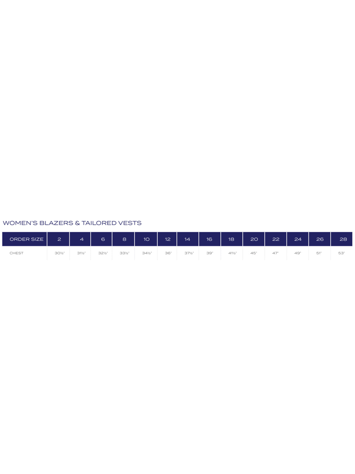 SIZECHART