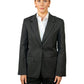 Women's Single Breasted Blazer - 2050HEA - Charcoal