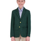 Boy's Two-Button UltraLux 100% Polyester Blazer - 3000C - Hunter Green