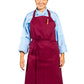 Unisex Pencil Pocket Apron - 3004 - Burgundy