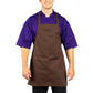 Unisex Adjustable Neck Apron - 3010 - Brown