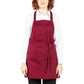 Unisex Adjustable Neck Apron - 3010 - Burgundy