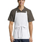 Unisex Sliding Adjustable Neck Apron - 3011 - White