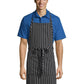Unisex Sliding Adjustable Neck Apron - 3018 - Chalk Stripe