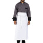 Unisex Fold Down Front Apron - 3049C - White