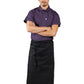 Unisex Reinforced Bar Tacking Apron - 3052 - Black
