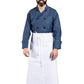 Unisex Reinforced Bar Tacking Apron - 3052 - White