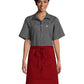 Unisex Two-Section Patch Pocket Apron - 3056 - Red