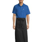 Unisex Inset Pocket Apron - 3059 - Black