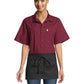 Unisex Two-Section Patch Pocket Apron - 3065 - Black