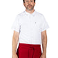 Unisex Three-Section Pocket Apron - 3067 - Red