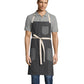 Unisex Apron - 3104 - Pinstripe Denim/Natural