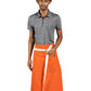 Unisex Apron - 3119 - Orange Canvas