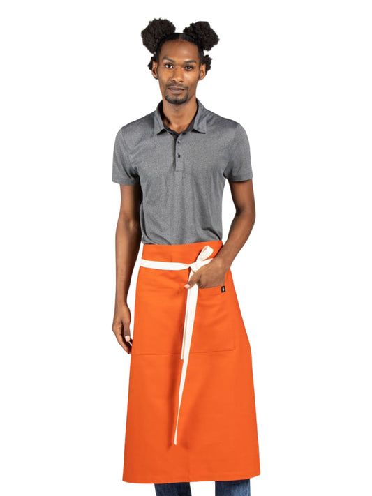 Unisex Apron - 3119 - Orange Canvas