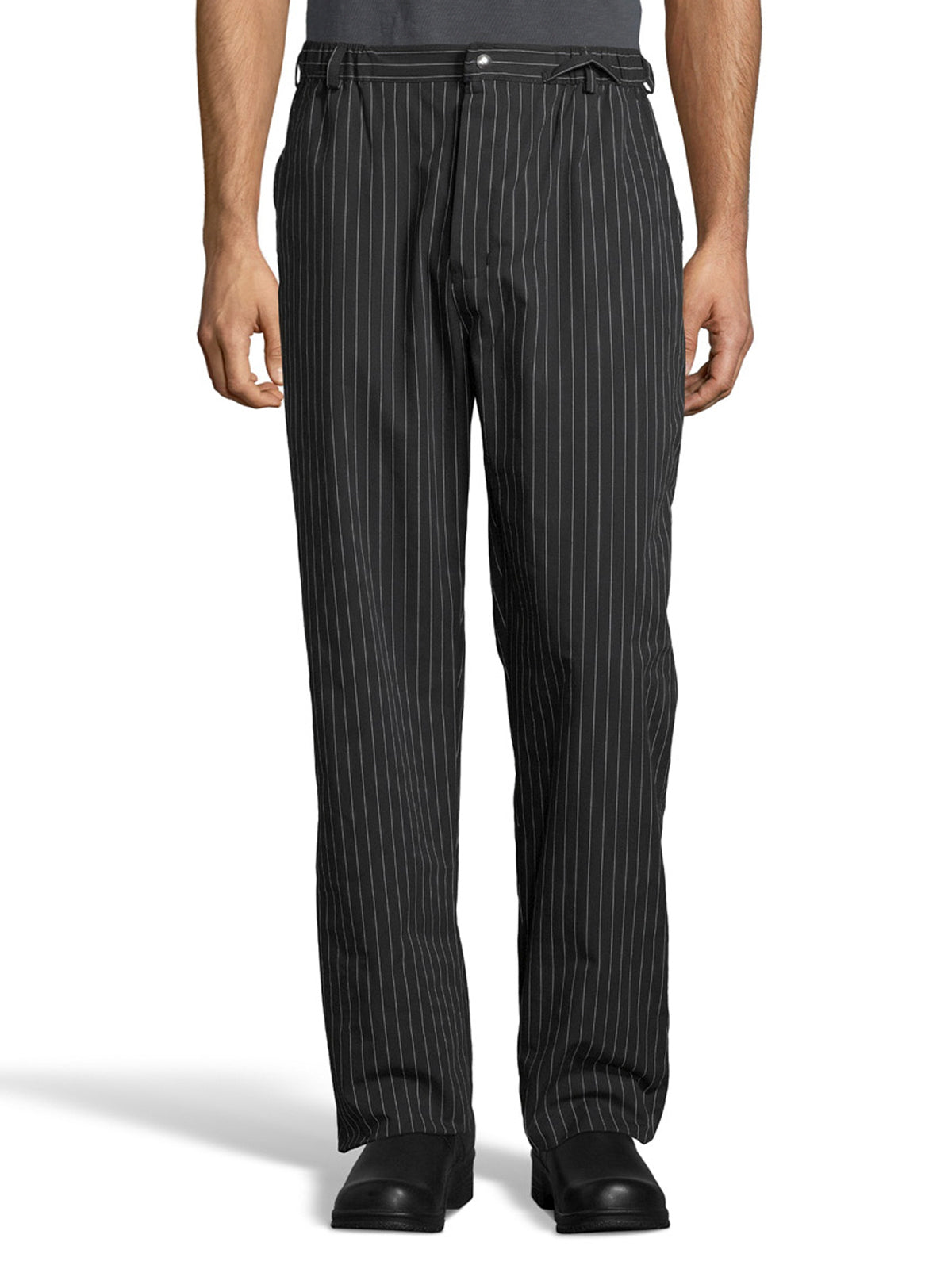 Unisex Chef Pant - 4020 - Black/White Pinstripe