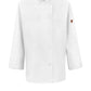 Women's Long-Sleeve 28.5" Chef Coat with OilBlok + MIMIX™ - 041X - White