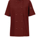Women's Short Sleeve 28.5" Chef Coat with OilBlok + MIMIX™ - 045X - Fireball Red