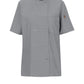 Women's Short Sleeve 28.5" Chef Coat with OilBlok + MIMIX™ - 045X - Grey