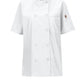 Women's Short Sleeve 28.5" Chef Coat with OilBlok + MIMIX™ - 045X - White