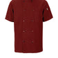 Men's Short Sleeve 29.5" Chef Coat with OilBlok + MIMIX™ - 046X - Fireball Red