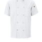 Men's Short Sleeve 29.5" Chef Coat with OilBlok + MIMIX™ - 046X - White