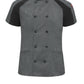 Women's Airflow Raglan Chef Coat with OilBlok - 051W - Charcoal Heather with Charcoal/Black Mesh