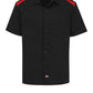 Men's Performance Short-Sleeve Team Shirt - 05 - Black/English Red