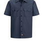 Men's Short-Sleeve Traditional Work Shirt - 2574 - Dark Navy