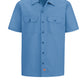Men's Short-Sleeve Traditional Work Shirt - 2574 - Gulf Blue